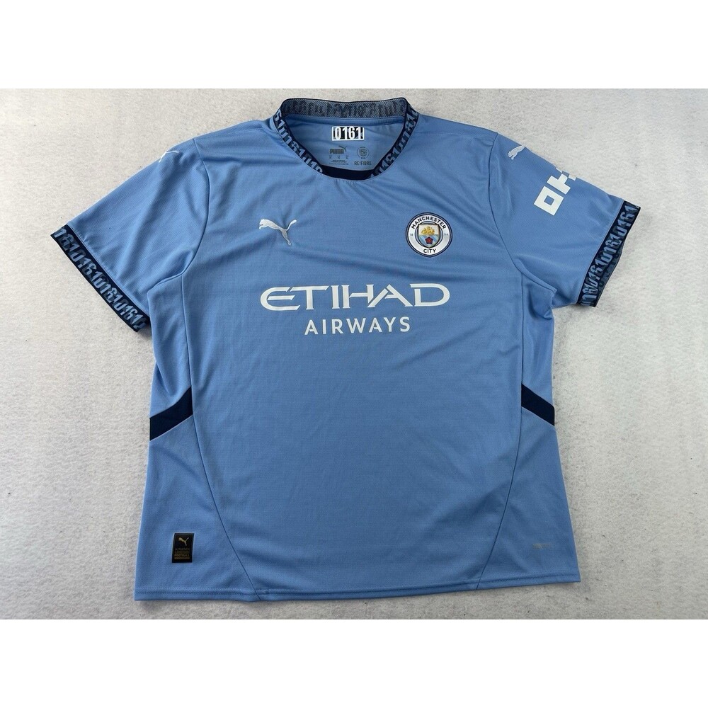 Manchester City Puma Men’s Medium 2024/2025 Authentic Home Jersey  775050-01